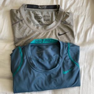 2 NIKE PRO fitted DRI-FIT size S